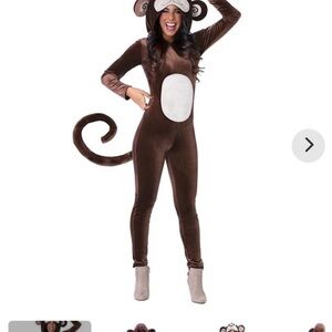 Women's Brown Monkey Halloween Costume